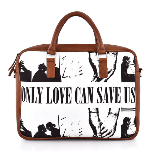 "Only Love can save us" Laptop Bag