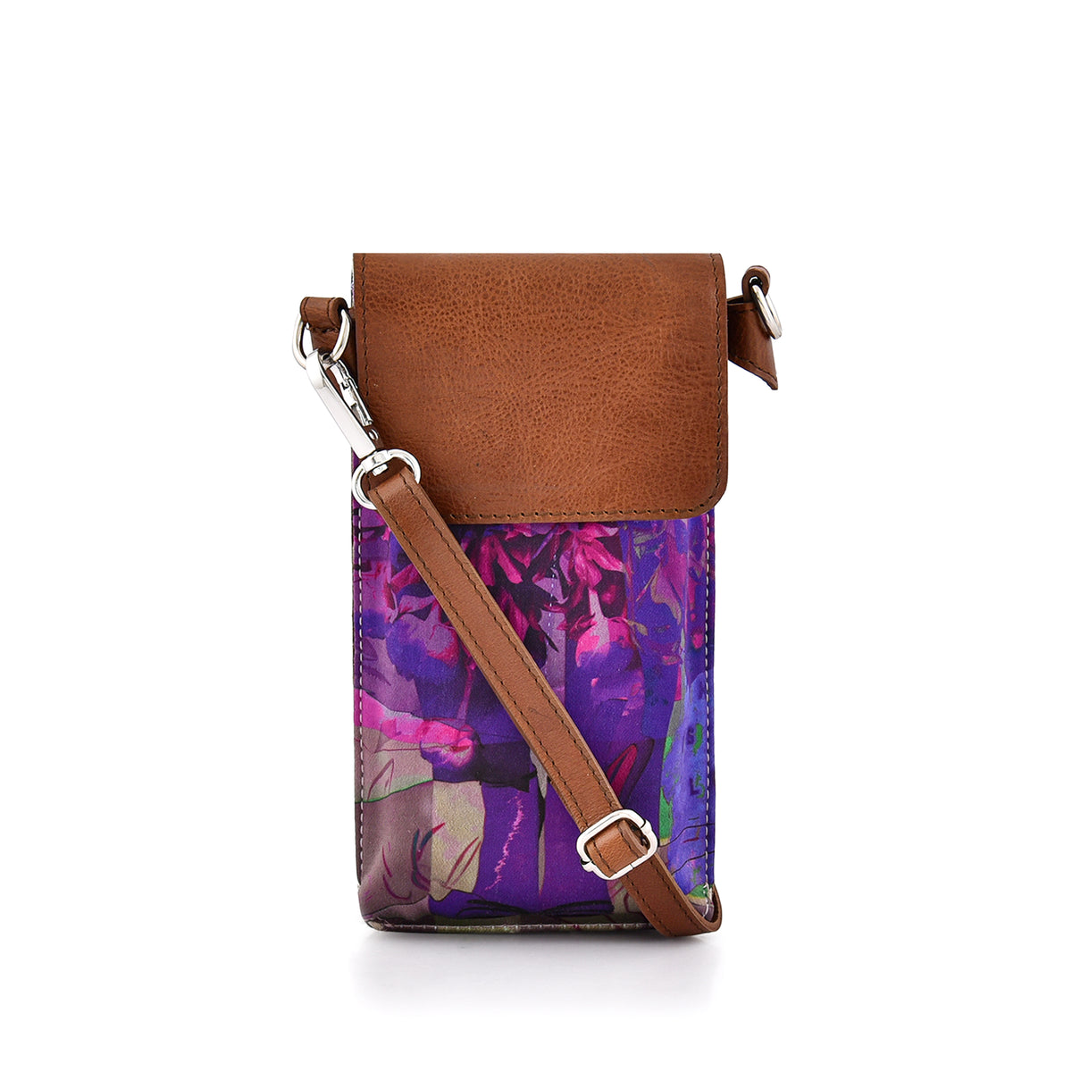 "Lets go home together" mobile sling pouch