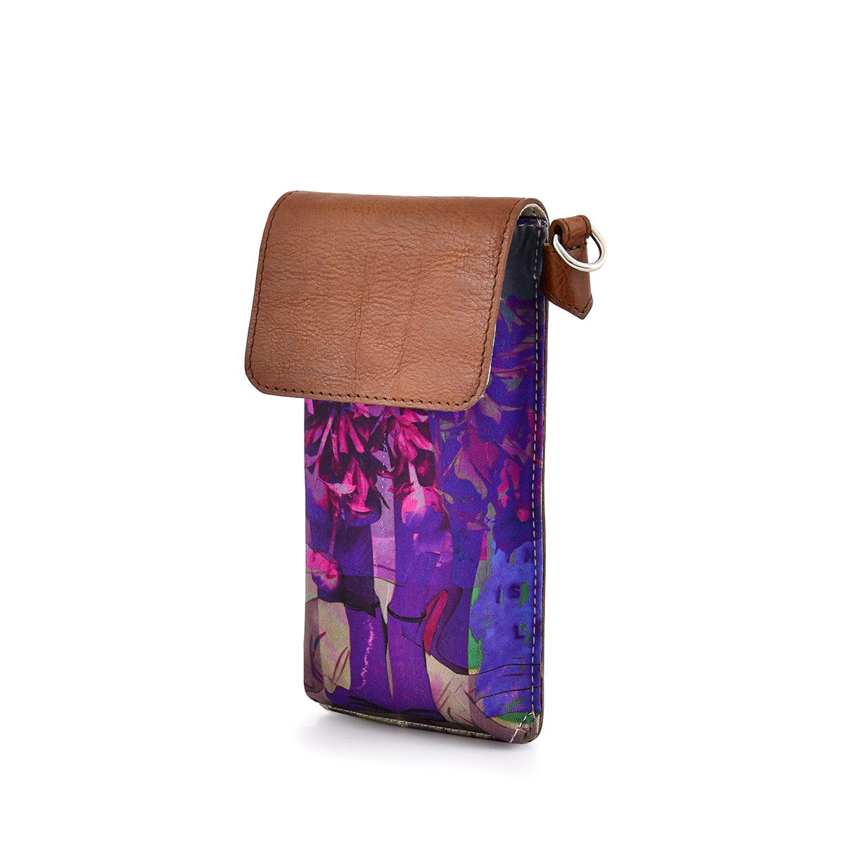 "Lets go home together" mobile sling pouch