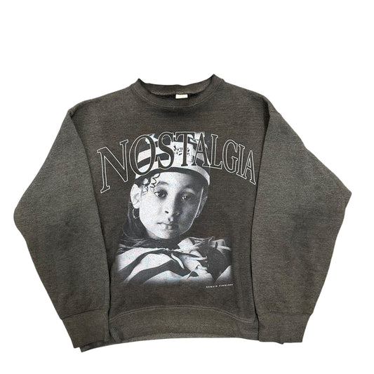 Raven-Symoné Grey Crew-Large